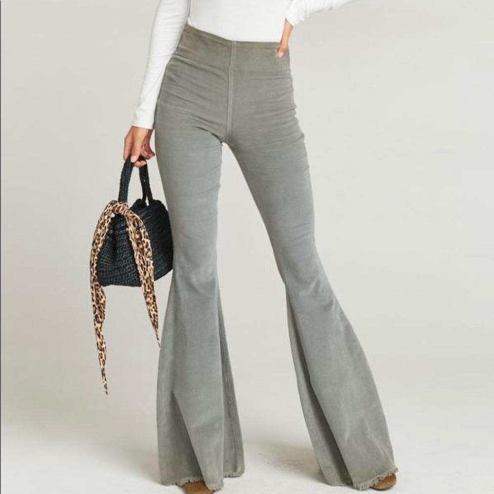 Show Me Your MuMu Gray Flare Pants